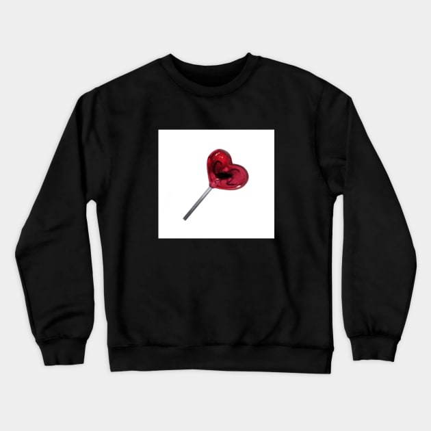 Scorpion Heart Lollipop Crewneck Sweatshirt by Krum Gallery